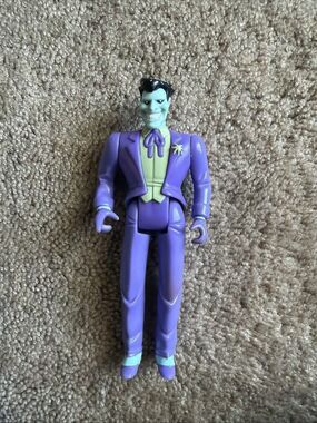 1993 Batman The Animated Series Joker Figure Toy Kenner Purple DC 1993 Variant
